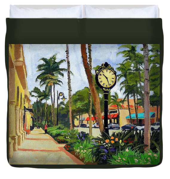 5th Avenue Naples Florida - Duvet Cover