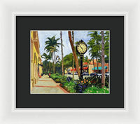 5th Avenue Naples Florida - Framed Print