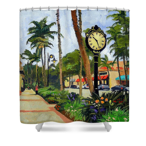 5th Avenue Naples Florida - Shower Curtain