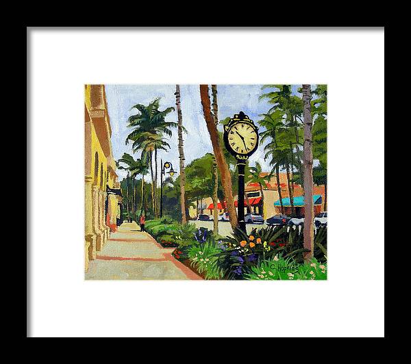 5th Avenue Naples Florida - Framed Print