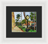 5th Avenue Naples Florida - Framed Print