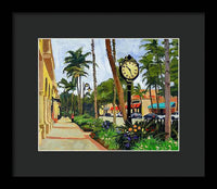 5th Avenue Naples Florida - Framed Print