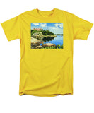 Beacon Rock Brenton Cove Newport Rhode Island - Men's T-Shirt  (Regular Fit)