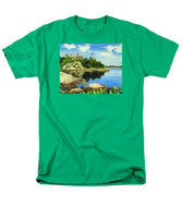 Beacon Rock Brenton Cove Newport Rhode Island - Men's T-Shirt  (Regular Fit)