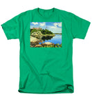 Beacon Rock Brenton Cove Newport Rhode Island - Men's T-Shirt  (Regular Fit)