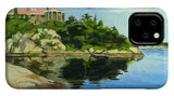 Beacon Rock Brenton Cove Newport Rhode Island - Phone Case