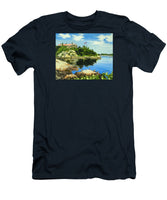 Beacon Rock Brenton Cove Newport Rhode Island - T-Shirt