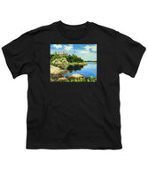 Beacon Rock Brenton Cove Newport Rhode Island - Youth T-Shirt