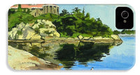 Beacon Rock Brenton Cove Newport Rhode Island - Phone Case