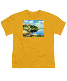 Beacon Rock Brenton Cove Newport Rhode Island - Youth T-Shirt