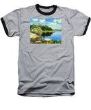 Beacon Rock Brenton Cove Newport Rhode Island - Baseball T-Shirt