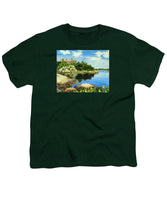 Beacon Rock Brenton Cove Newport Rhode Island - Youth T-Shirt