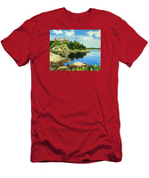 Beacon Rock Brenton Cove Newport Rhode Island - T-Shirt