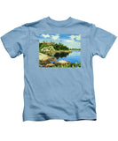 Beacon Rock Brenton Cove Newport Rhode Island - Kids T-Shirt