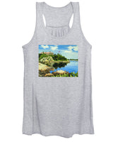 Beacon Rock Brenton Cove Newport Rhode Island - Women's Tank Top