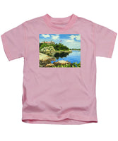 Beacon Rock Brenton Cove Newport Rhode Island - Kids T-Shirt