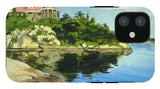 Beacon Rock Brenton Cove Newport Rhode Island - Phone Case