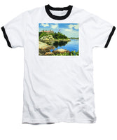 Beacon Rock Brenton Cove Newport Rhode Island - Baseball T-Shirt