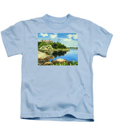 Beacon Rock Brenton Cove Newport Rhode Island - Kids T-Shirt