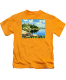 Beacon Rock Brenton Cove Newport Rhode Island - Kids T-Shirt