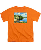 Beacon Rock Brenton Cove Newport Rhode Island - Youth T-Shirt