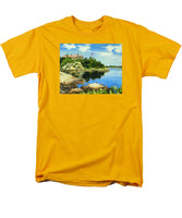 Beacon Rock Brenton Cove Newport Rhode Island - Men's T-Shirt  (Regular Fit)