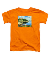 Beacon Rock Brenton Cove Newport Rhode Island - Toddler T-Shirt