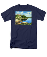 Beacon Rock Brenton Cove Newport Rhode Island - Men's T-Shirt  (Regular Fit)