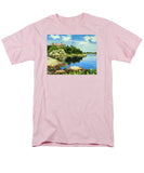 Beacon Rock Brenton Cove Newport Rhode Island - Men's T-Shirt  (Regular Fit)