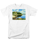 Beacon Rock Brenton Cove Newport Rhode Island - Men's T-Shirt  (Regular Fit)