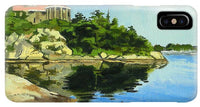 Beacon Rock Brenton Cove Newport Rhode Island - Phone Case