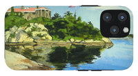 Beacon Rock Brenton Cove Newport Rhode Island - Phone Case