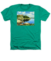 Beacon Rock Brenton Cove Newport Rhode Island - Heathers T-Shirt