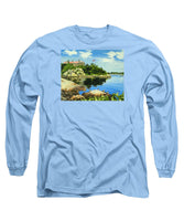 Beacon Rock Brenton Cove Newport Rhode Island - Long Sleeve T-Shirt