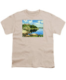 Beacon Rock Brenton Cove Newport Rhode Island - Youth T-Shirt