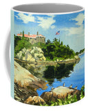 Beacon Rock Brenton Cove Newport Rhode Island - Mug