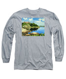 Beacon Rock Brenton Cove Newport Rhode Island - Long Sleeve T-Shirt