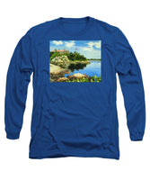 Beacon Rock Brenton Cove Newport Rhode Island - Long Sleeve T-Shirt