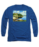 Beacon Rock Brenton Cove Newport Rhode Island - Long Sleeve T-Shirt