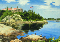 Beacon Rock Brenton Cove Newport Rhode Island - Puzzle