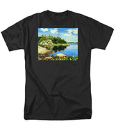 Beacon Rock Brenton Cove Newport Rhode Island - Men's T-Shirt  (Regular Fit)