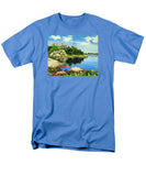 Beacon Rock Brenton Cove Newport Rhode Island - Men's T-Shirt  (Regular Fit)