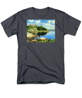 Beacon Rock Brenton Cove Newport Rhode Island - Men's T-Shirt  (Regular Fit)