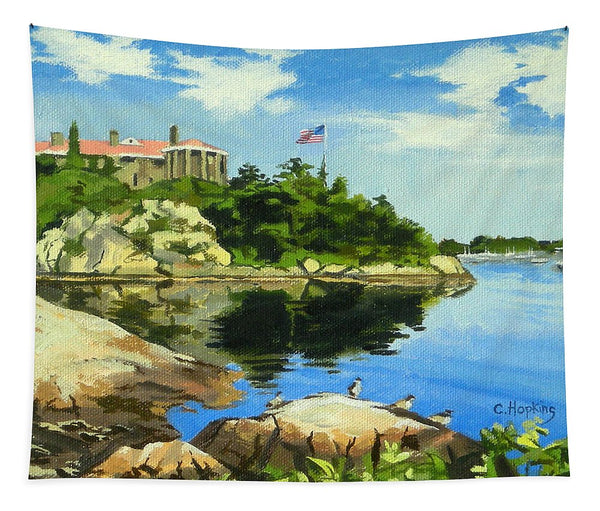 Beacon Rock Brenton Cove Newport Rhode Island - Tapestry