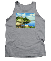 Beacon Rock Brenton Cove Newport Rhode Island - Tank Top