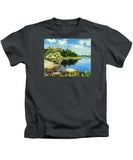 Beacon Rock Brenton Cove Newport Rhode Island - Kids T-Shirt