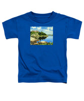 Beacon Rock Brenton Cove Newport Rhode Island - Toddler T-Shirt