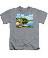 Beacon Rock Brenton Cove Newport Rhode Island - Kids T-Shirt