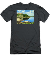 Beacon Rock Brenton Cove Newport Rhode Island - T-Shirt