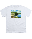 Beacon Rock Brenton Cove Newport Rhode Island - Youth T-Shirt